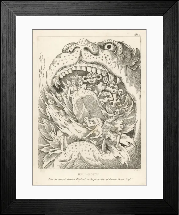 Framed Print : Concepts / Religious / Hell Framed Print : Concepts / Religious / Hell