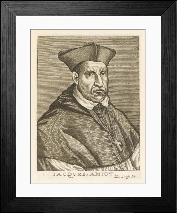 Framed Print : Jacques Amyot (Larmessin Framed Print : Jacques Amyot (Larmessin