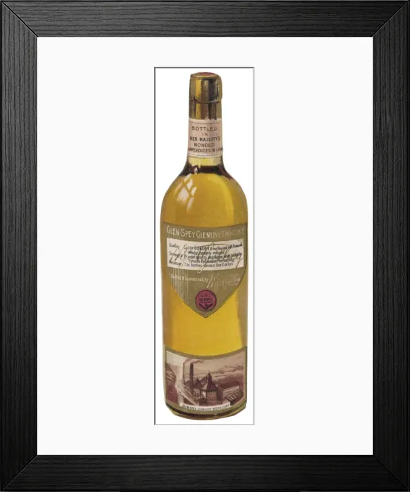 Framed Print : Glen Spey Whisky Advert Framed Print : Glen Spey Whisky Advert