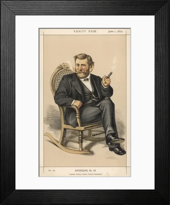 Framed Print : Ulyssess Grant / Vanity F Framed Print : Ulyssess Grant / Vanity F