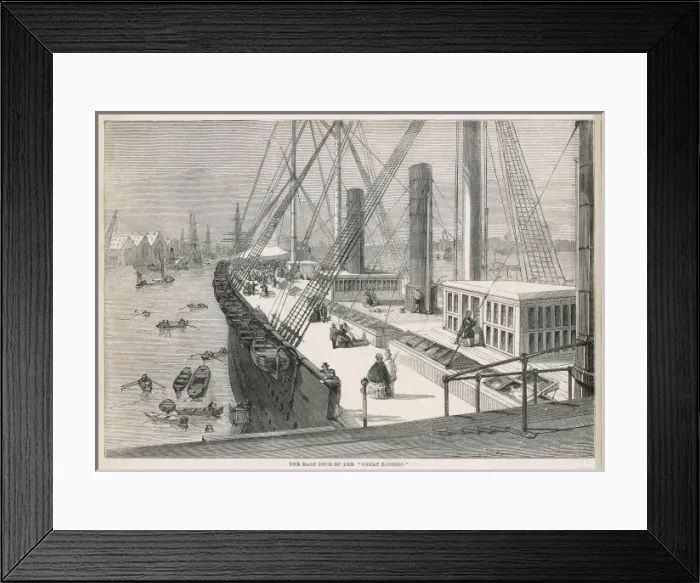 Framed Print : SHIPS / GREAT EASTERN Framed Print : SHIPS / GREAT EASTERN