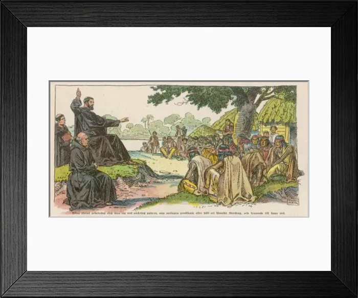 Framed Print : Missionaries / America Framed Print : Missionaries / America