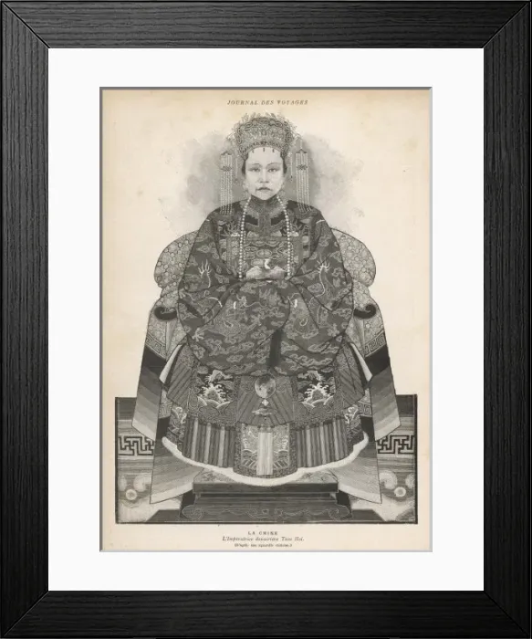Framed Print : Tz u-Hsi, Chinese Royal Framed Print : Tz u-Hsi, Chinese Royal