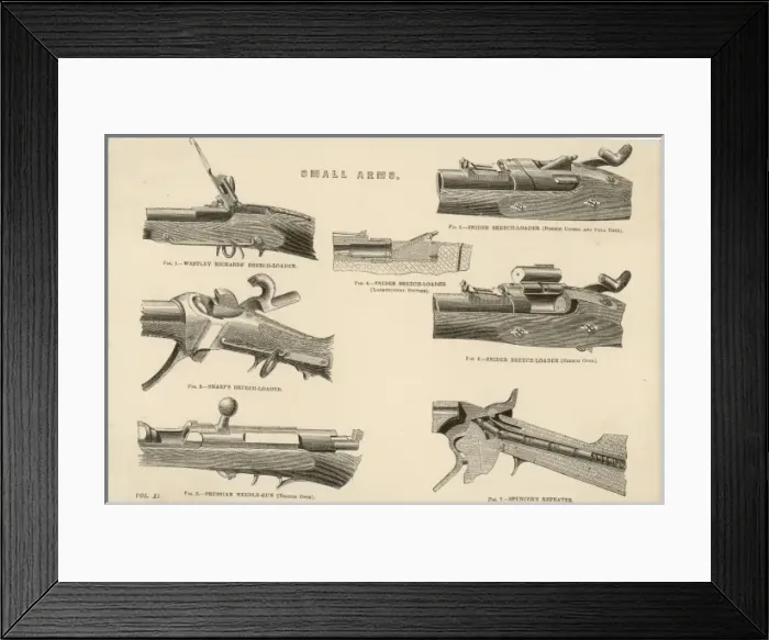 Framed Print : Various Rifles Framed Print : Various Rifles