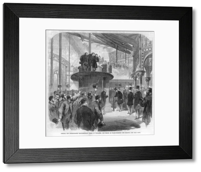 Framed Print : DRAINAGE. London Metropolitan Main Drainage : the southern outfall works Framed Print : DRAINAGE. London Metropolitan Main Drainage : the southern outfall works