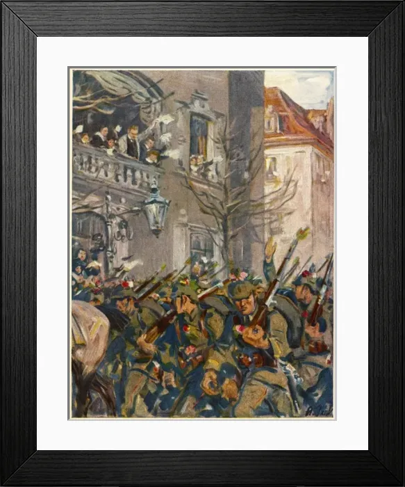 Framed Print : Ww1 / 1917 / German Troops Framed Print : Ww1 / 1917 / German Troops