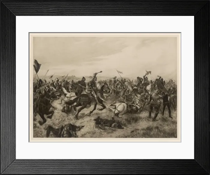 Framed Print : 100 Years War / Agincourt Framed Print : 100 Years War / Agincourt
