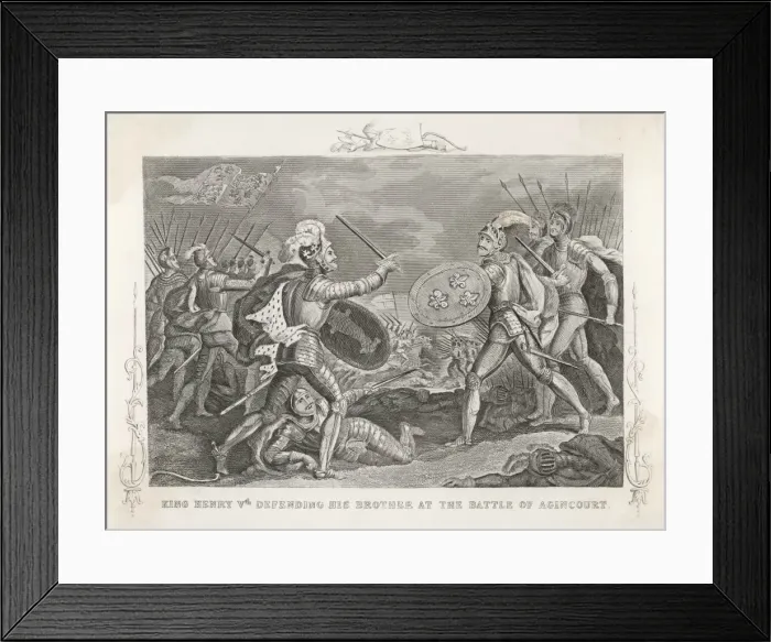 Framed Print : 100 Years War / Agincourt Framed Print : 100 Years War / Agincourt
