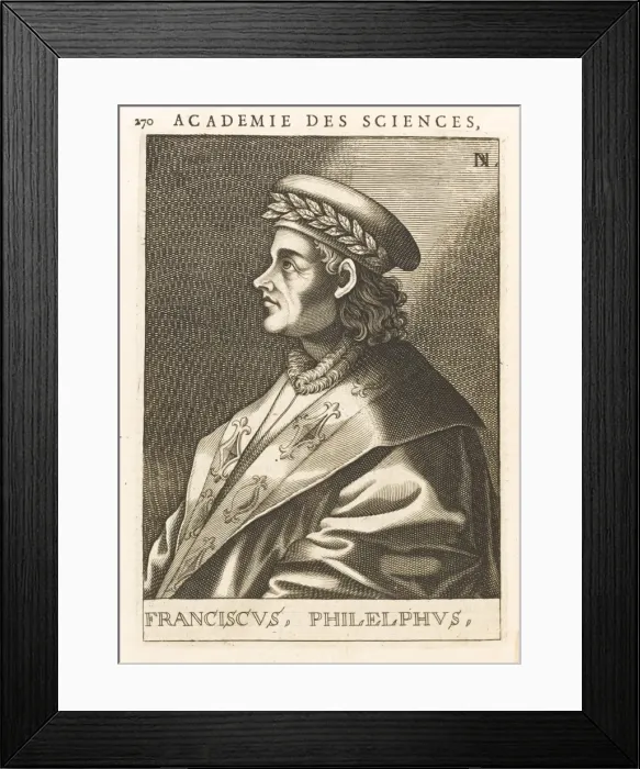 Framed Print : FILELFO ( 1398 - 1481 ) Framed Print : FILELFO ( 1398 - 1481 )