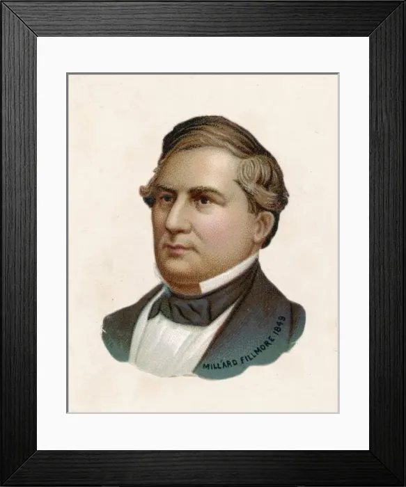 Framed Print : Millard Fillmore / Scrap Framed Print : Millard Fillmore / Scrap
