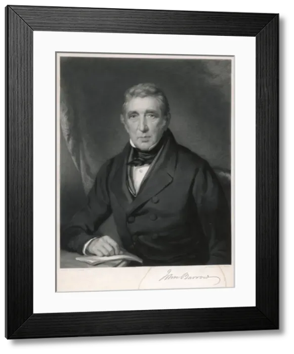 Framed Print : Sir John Barrow Framed Print : Sir John Barrow