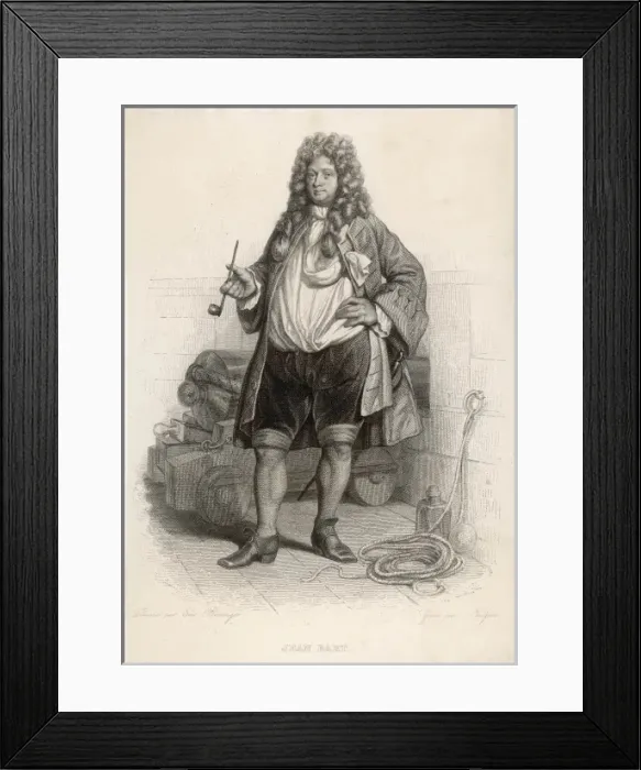 Framed Print : JEAN BART French privateer and naval officer Framed Print : JEAN BART French privateer and naval officer