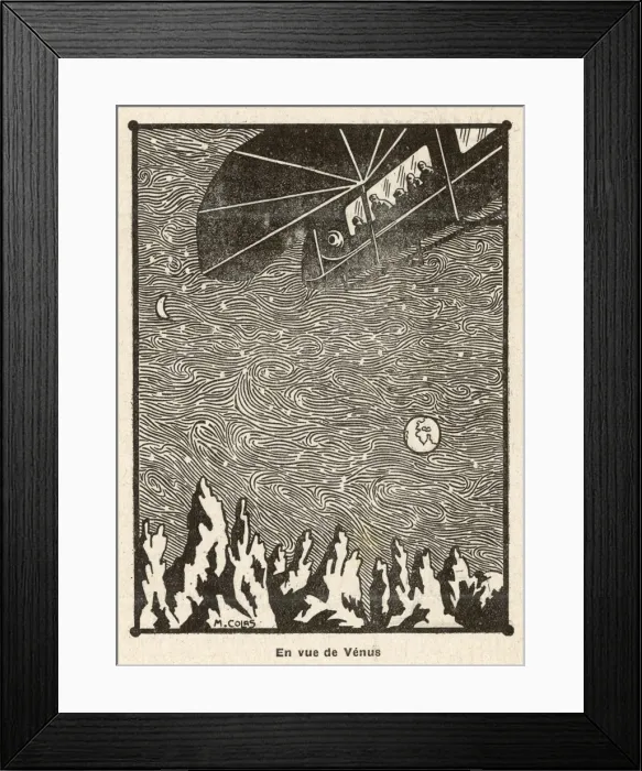 Framed Print : Spaceship to Venus Framed Print : Spaceship to Venus