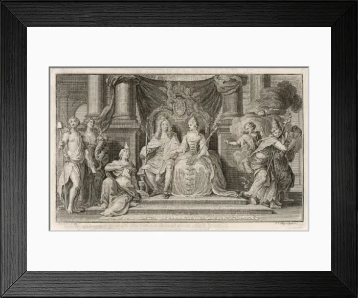 Framed Print : William & Mary Accession Framed Print : William & Mary Accession