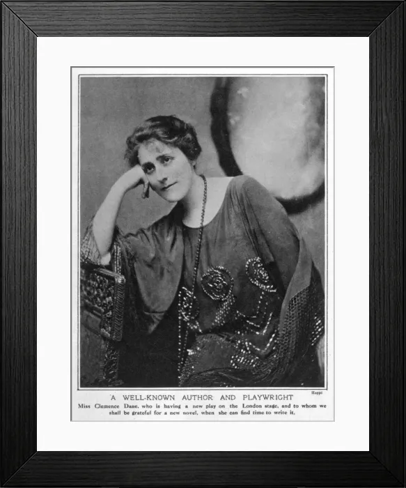 Framed Print : Clemence Dane Framed Print : Clemence Dane