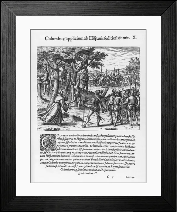 Framed Print : Events / America / Columbus Framed Print : Events / America / Columbus