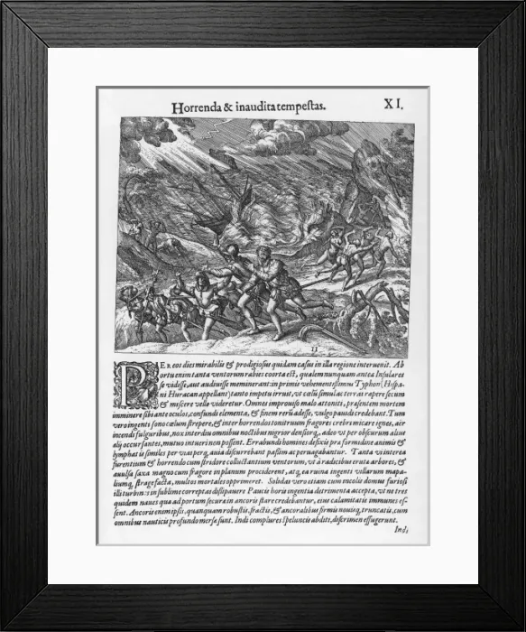 Framed Print : West Indies Hurricane Framed Print : West Indies Hurricane