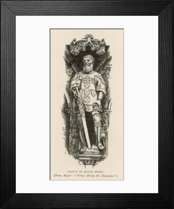 Framed Print : Henry Navigator / Statue L Framed Print : Henry Navigator / Statue L