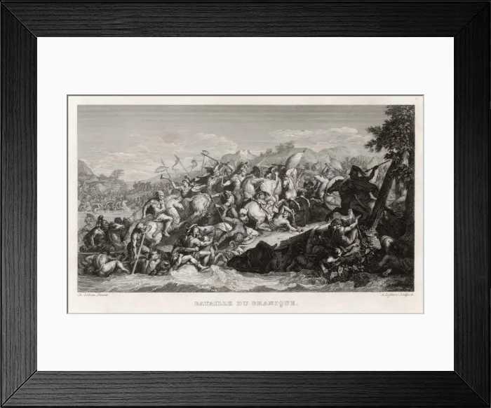 Framed Print : Alexander at Granicus Framed Print : Alexander at Granicus