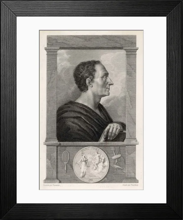 Framed Print : MONTESQUIEU (1689-1755) Framed Print : MONTESQUIEU (1689-1755)