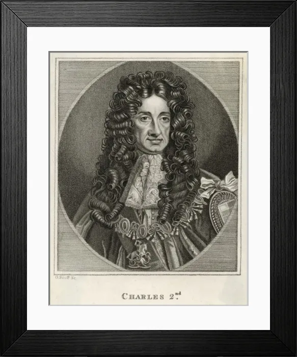 Framed Print : Charles Ii, British King Framed Print : Charles Ii, British King