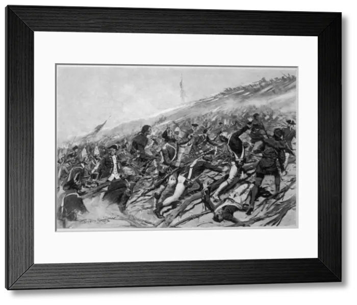 Framed Print : Battle of Ticonderoga Framed Print : Battle of Ticonderoga