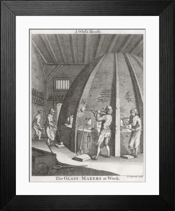 Framed Print : Industry  /  Glass