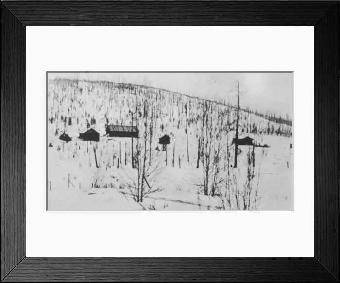 Framed Print : Tunguska Kulik Camp Framed Print : Tunguska Kulik Camp