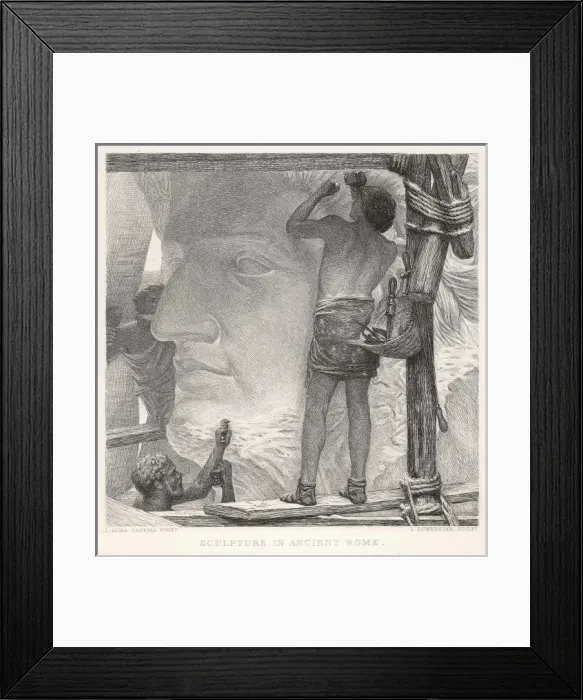Framed Print : Roman Sculptors Framed Print : Roman Sculptors