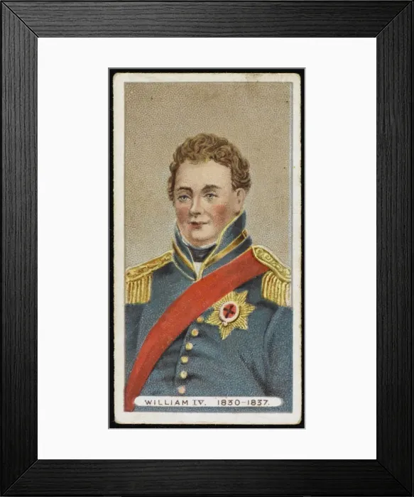 Framed Print : William Iv / Cig Card Framed Print : William Iv / Cig Card