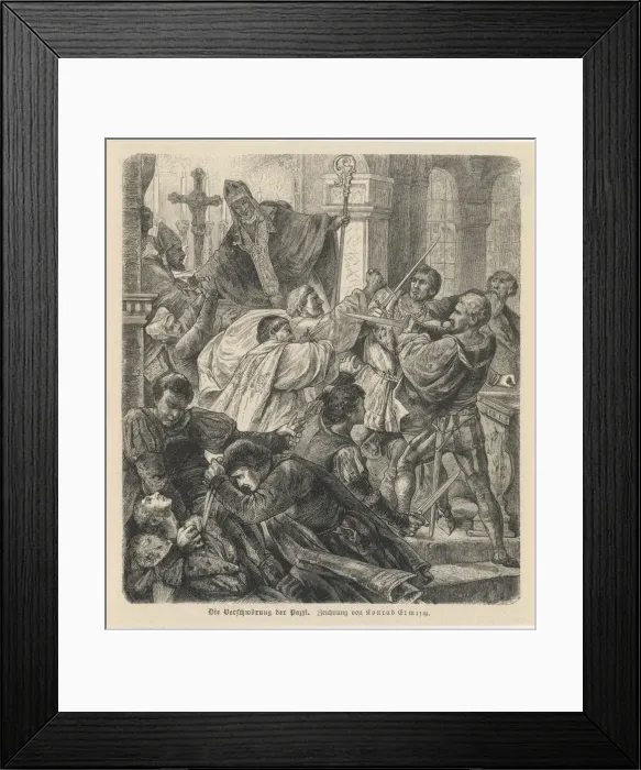 Framed Print : Pazzis Fight the Medicis Framed Print : Pazzis Fight the Medicis