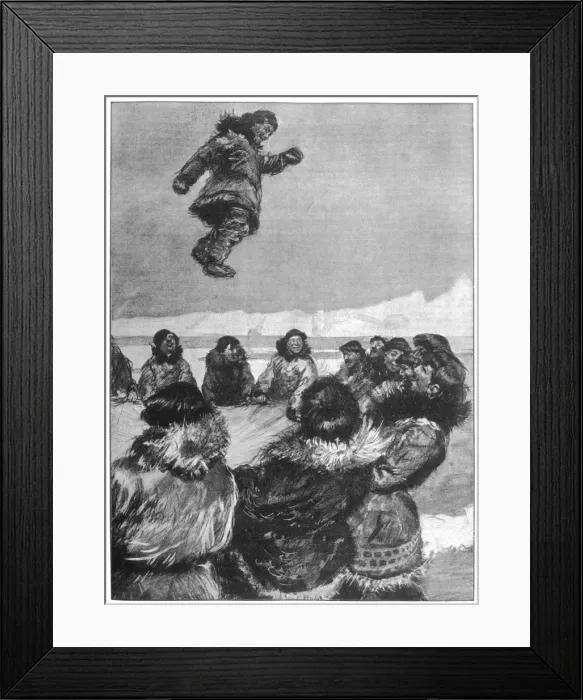 Framed Print : Racial / Eskimos 1903 Framed Print : Racial / Eskimos 1903
