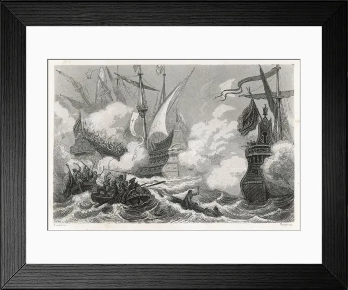 Framed Print : Battle of Lepanto 1571 Framed Print : Battle of Lepanto 1571