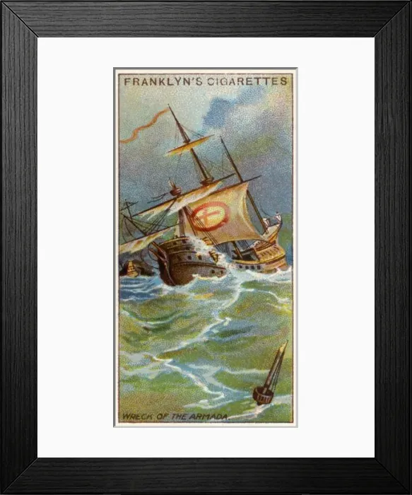 Framed Print : Armada  /  Vessels Wrecked
