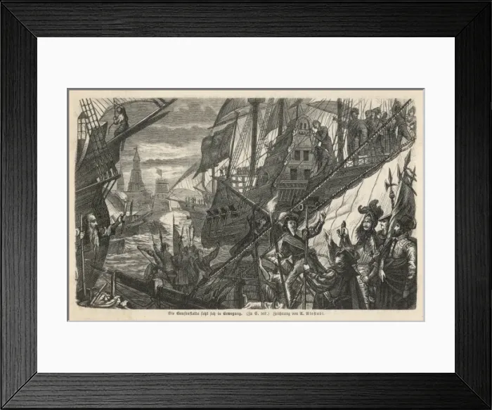 Framed Print : Events / War / Anglo-Spanish Framed Print : Events / War / Anglo-Spanish