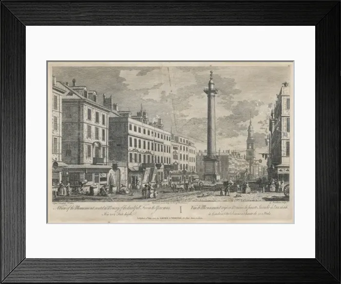 Framed Print : England / London / Monument Framed Print : England / London / Monument