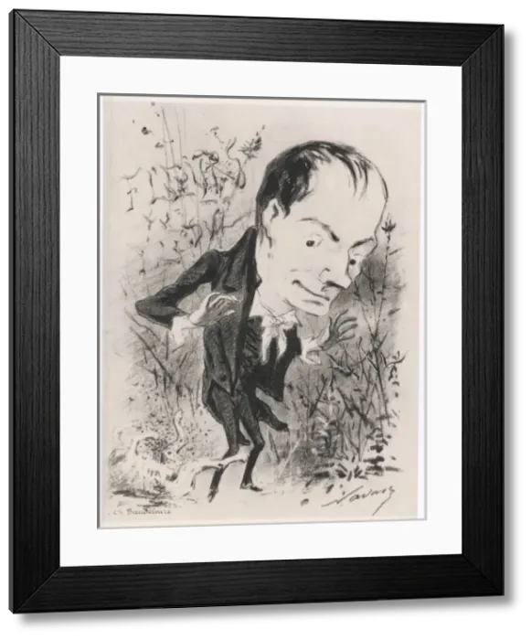 Framed Print : Charles Baudelaire Framed Print : Charles Baudelaire