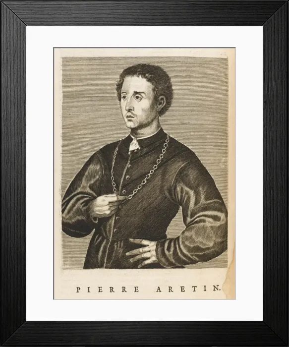 Framed Print : Pietro Aretino Framed Print : Pietro Aretino