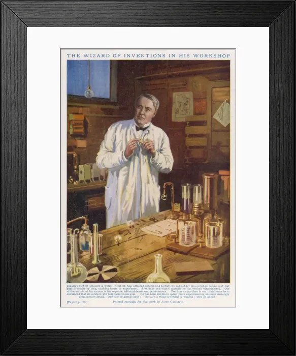 Framed Print : Edison / Workshop / Cameron Framed Print : Edison / Workshop / Cameron