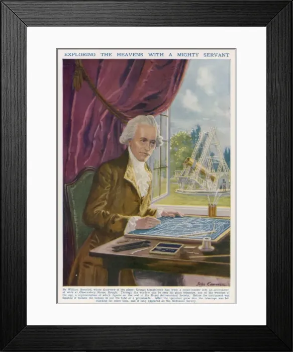 Framed Print : HERSCHEL (1738 - 1822) Framed Print : HERSCHEL (1738 - 1822)