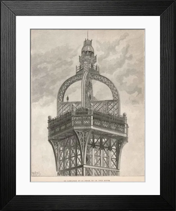 Framed Print : Paris / Eiffel Tower 1889 Framed Print : Paris / Eiffel Tower 1889