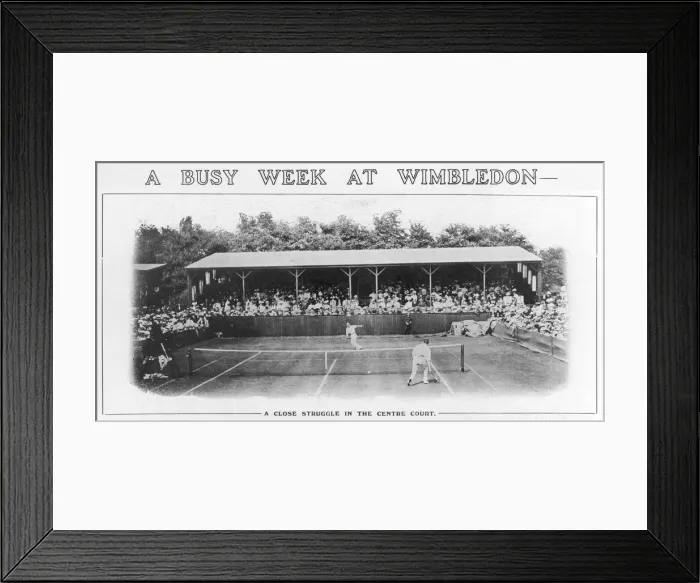 Framed Print : Mens Singles / Wimbledon Framed Print : Mens Singles / Wimbledon