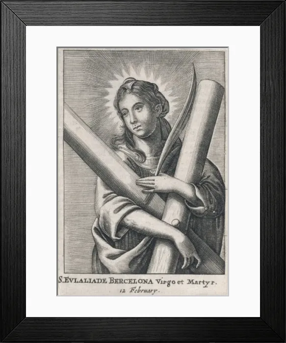 Framed Print : Eulalia, Saint Framed Print : Eulalia, Saint