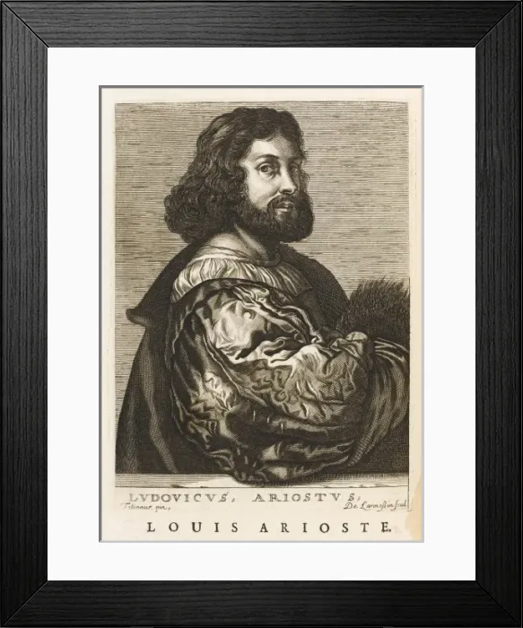 Framed Print : Lodovico Ariosto Framed Print : Lodovico Ariosto