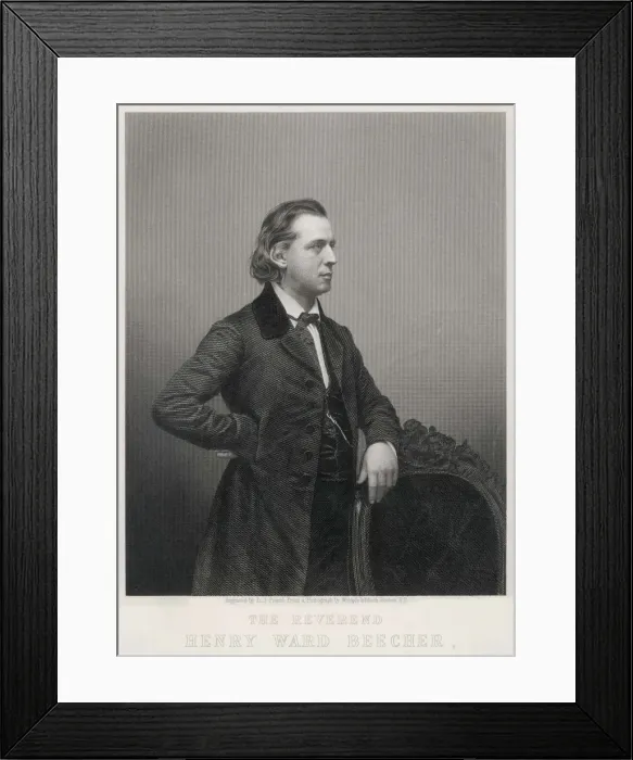 Framed Print : Henry Ward Beecher
