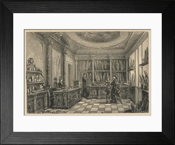 Framed Print : Trade / Shops / Food / Bakers Framed Print : Trade / Shops / Food / Bakers