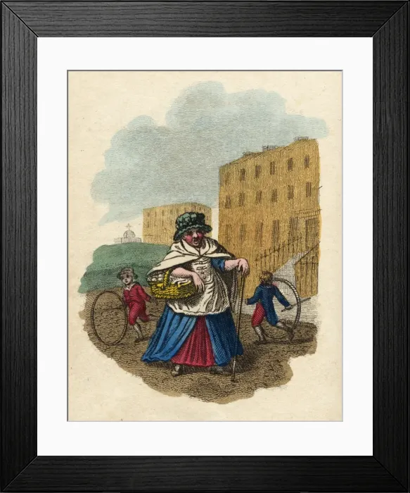 Framed Print : Street Trades  /  Bread