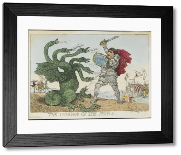 Framed Print : Charles James Fox / Dragon Framed Print : Charles James Fox / Dragon