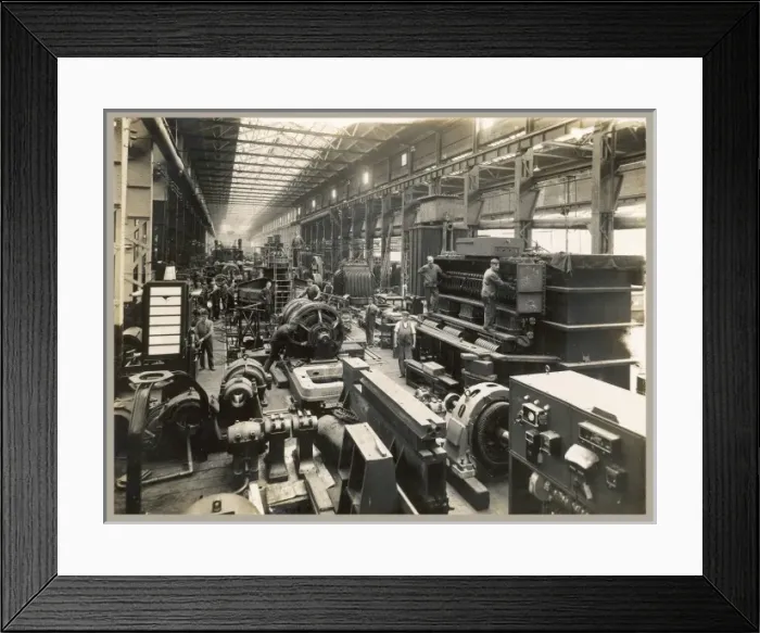 Framed Print : Factory Interior / C1900 Framed Print : Factory Interior / C1900