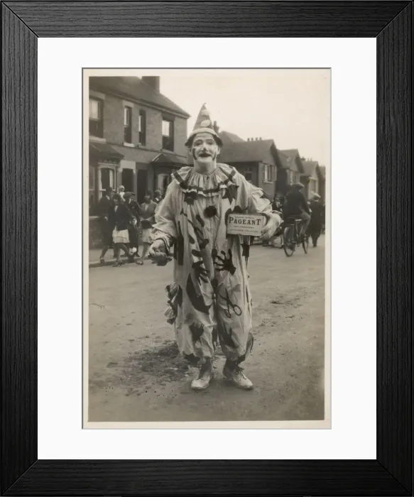 Framed Print : Stafford Pageant / Clown Framed Print : Stafford Pageant / Clown